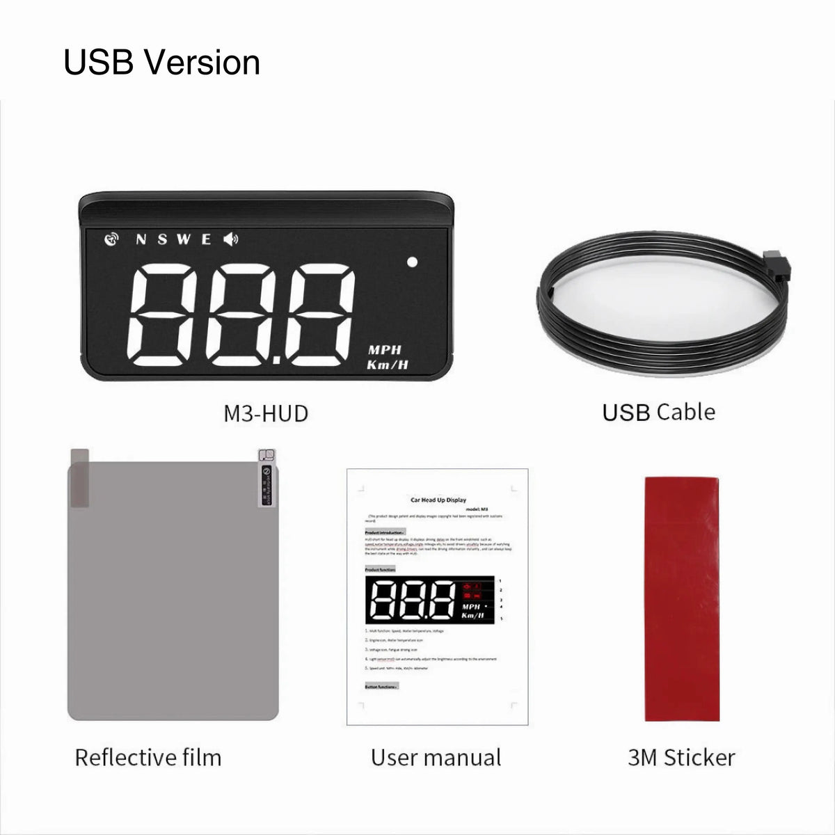 Window Spedometer Car Digital Speedometer With Windshield Projector – East Coast Global Store