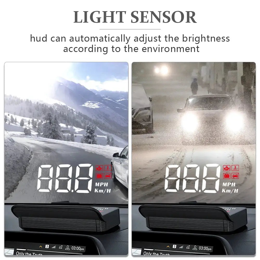 Projection Speedometer Car Digital Speedometer With Windshield Projector – East Coast Global Store