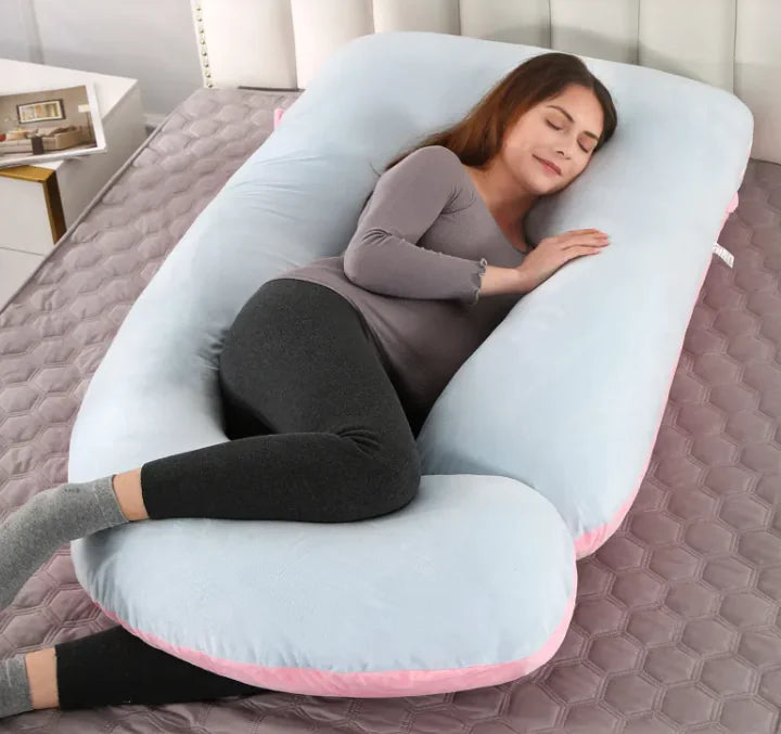 Detachable G-Shaped Crystal Velvet Waist Pillow